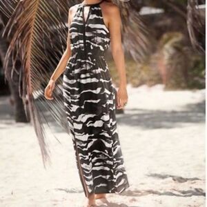 *30off3* NWOT. H&M zebra print maxi dress.